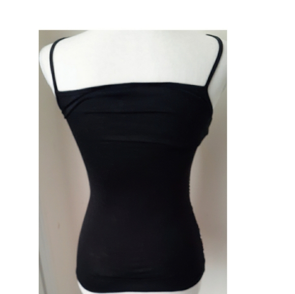 Deb BLACK & SILVER SEQUIN CHEVRON top  Size XS - Picture 2 of 5